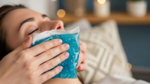 close-up-of-a-person-applying-a-cold-compress-for-pain-management-after-dental-implant-surgery